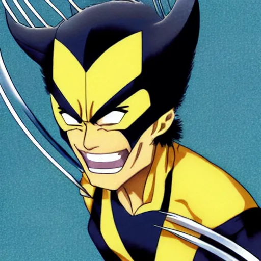 Prompt: anime portrait of Kawaii Wolverine