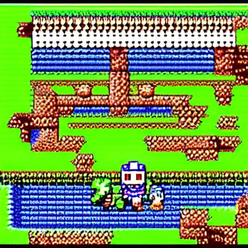 Image similar to still of dragon warrior on nes, 8 - bit, nintendo