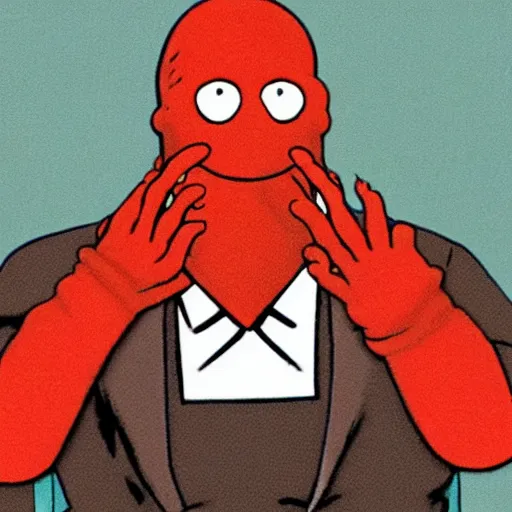 Image similar to doctor John a zoidberg juicing up his claws for a fight