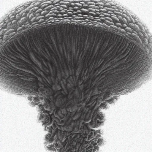 Prompt: a nuclear mushroom cloud with donald trumps face on it. portrait, intricate, highly detailed, concept art, smooth, sharp focus, illustration, medium shot, mid - shot