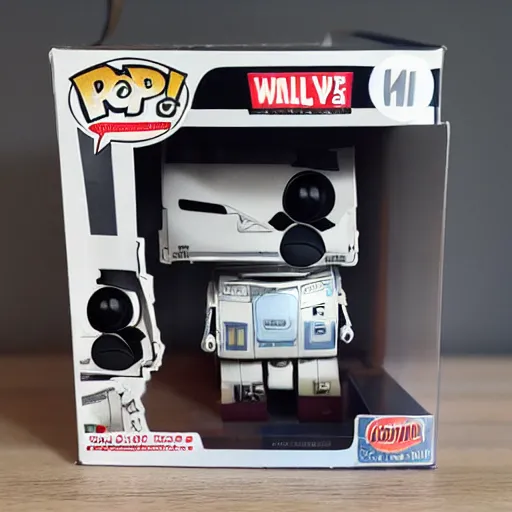 Image similar to Wall-E Funko Pop with package