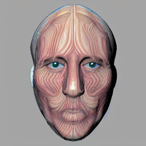 Image similar to face unwrapped uv map