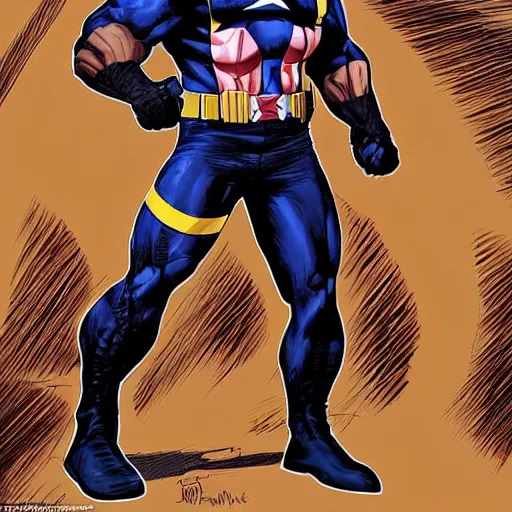 Image similar to full body portrait of joe biden as wolverine superhero, concept art, detailed, intricate, coherent