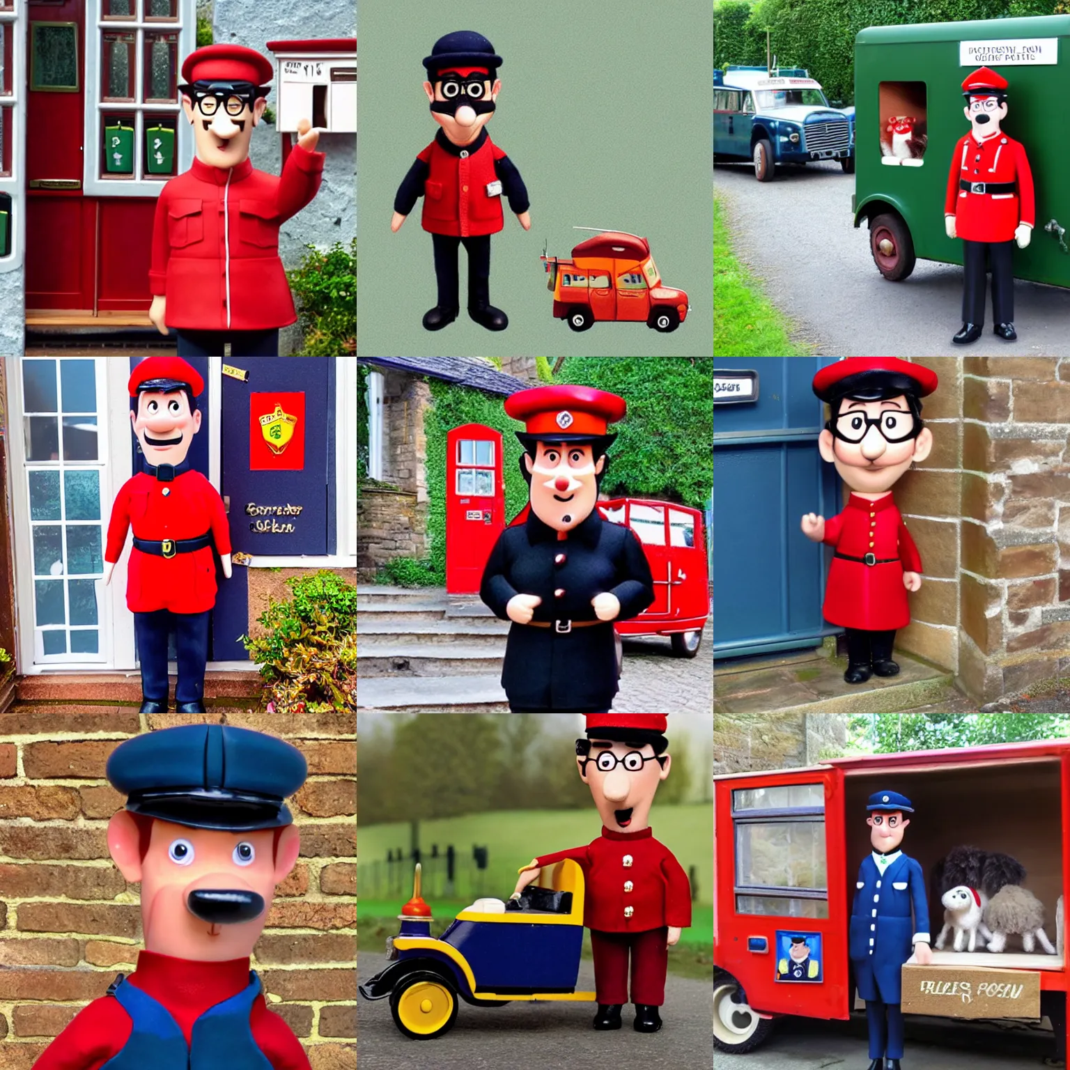 Prompt: postman pat