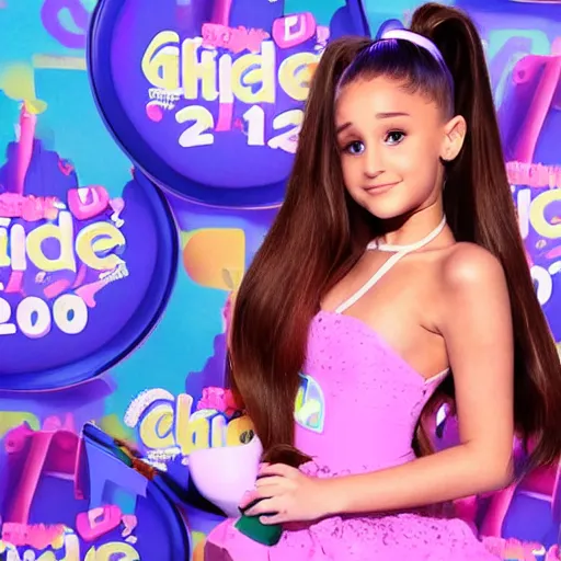 Image similar to ariana grande kids choice awards getting milked