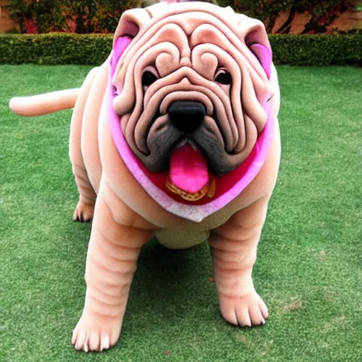 Image similar to sharpay evans high school musical shar pei dog fusion