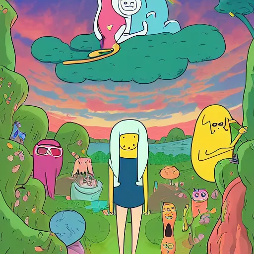 Image similar to adventure time