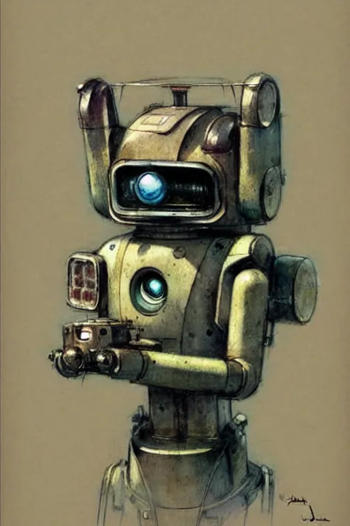 Image similar to ( ( ( ( ( 1 9 5 0 s retro future robot android box dog. muted colors. ) ) ) ) ) by jean - baptiste monge!!!!!!!!!!!!!!!!!!!!!!!!!!!!!!