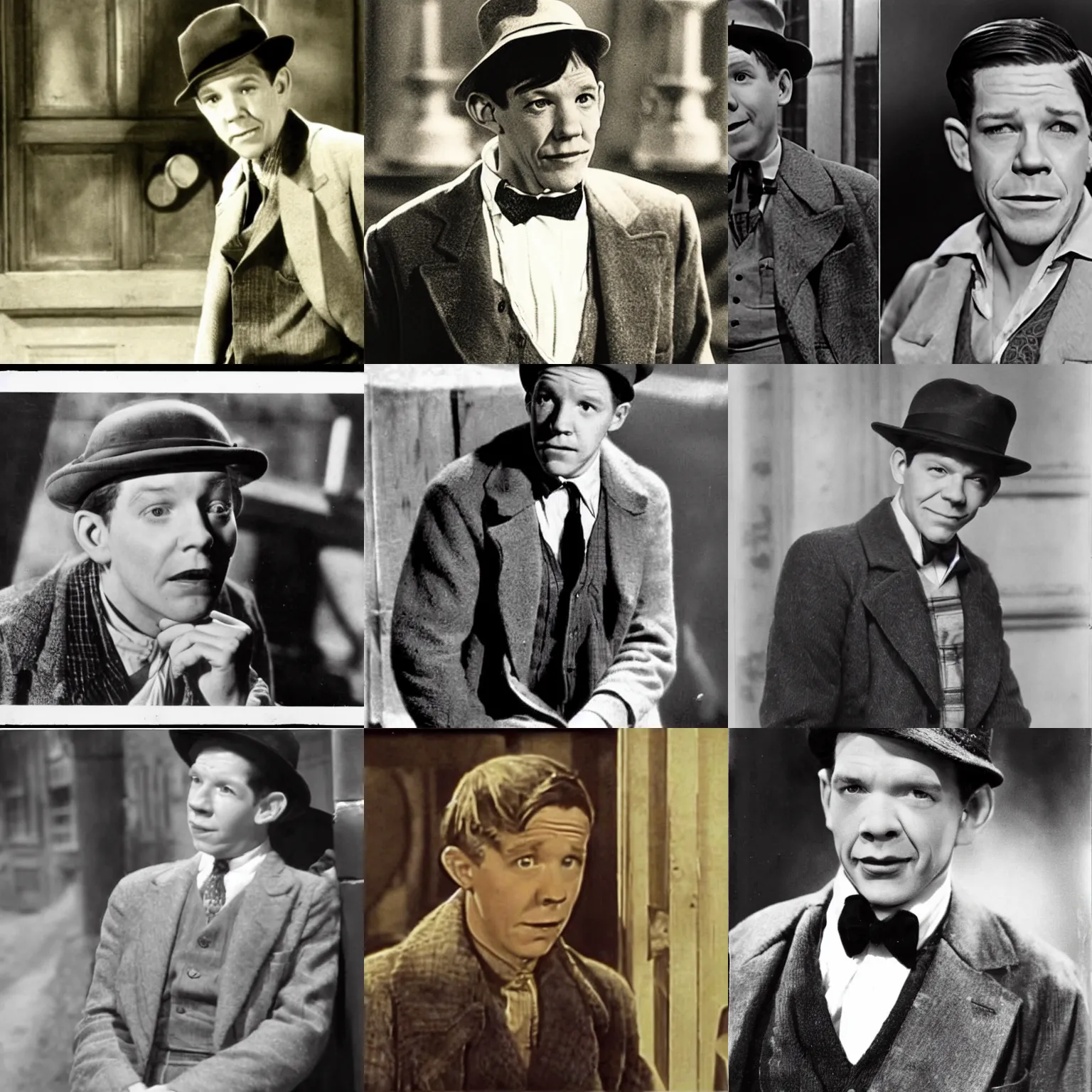 Prompt: thirtyone years old lee evans as ( ( ( tramp ) ) ) in the movie : ( ( ( city lights ) ) ) ( 1 9 3 1 )