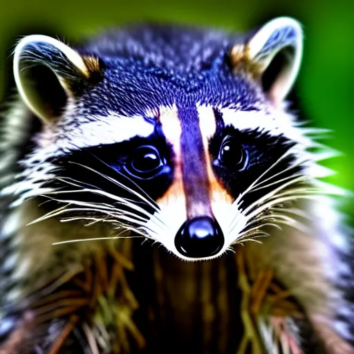 Image similar to sniper raccoon, photo, detailed, 4 k