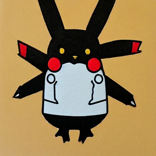 Image similar to a leather Pikachu