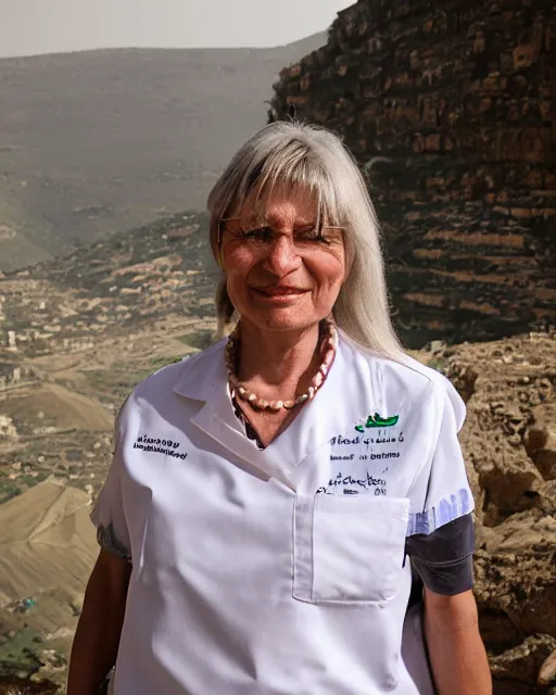 Image similar to a candid portrait photo of lynn morar md, coordinator in lebanon, by edmond zemlak