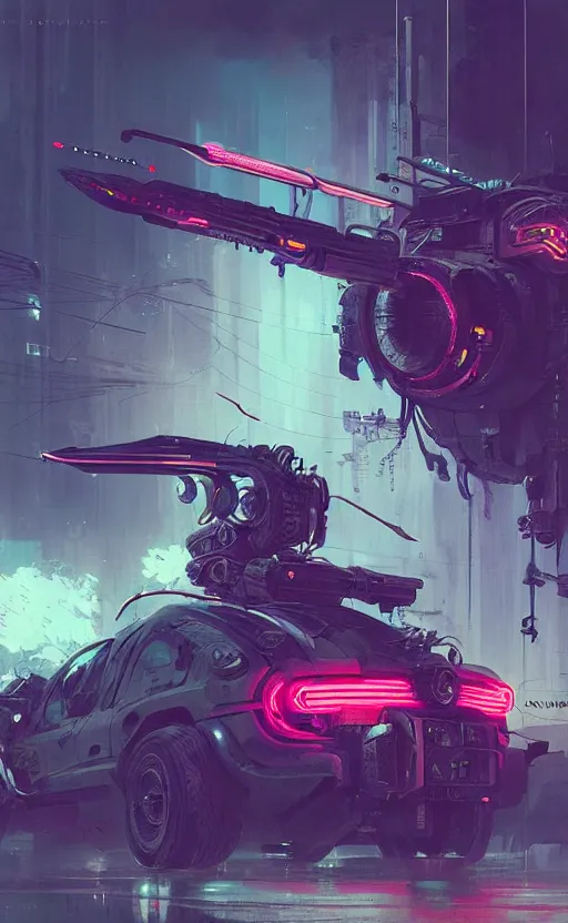 Image similar to detailed aptera vehicle, neon operator, cyberpunk futuristic neon, decorated with traditional japanese ornaments by ismail inceoglu dragan bibin hans thoma greg rutkowski alexandros pyromallis nekro rene maritte illustrated, perfect, fine details, realistic shaded