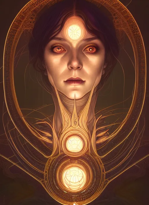 Prompt: symmetry!! portrait of female, cosmic horror, lovecraftian horror, glowing lights!! intricate, elegant, highly detailed, digital painting, artstation, concept art, smooth, sharp focus, illustration, art by artgerm and greg rutkowski and alphonse mucha and junji ito, 8 k