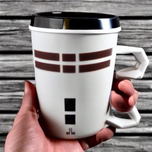 Image similar to 3CPO Mechanical Coffee Mug, still from star wars,