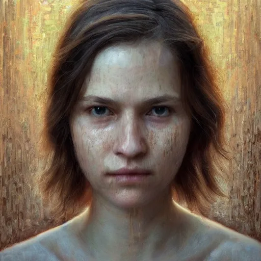 Image similar to cinematic minecraft, intricate, elegant, by alyssa monks, highly detailed, non symmetrical facial expression, fine details, masterpiece, trending on artstation