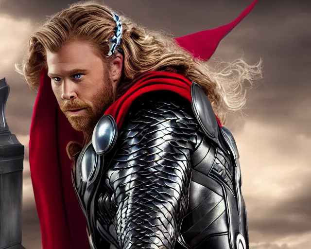 Prompt: thor as a drag queen, cinematic shot, 8k resolution, hyper detailed