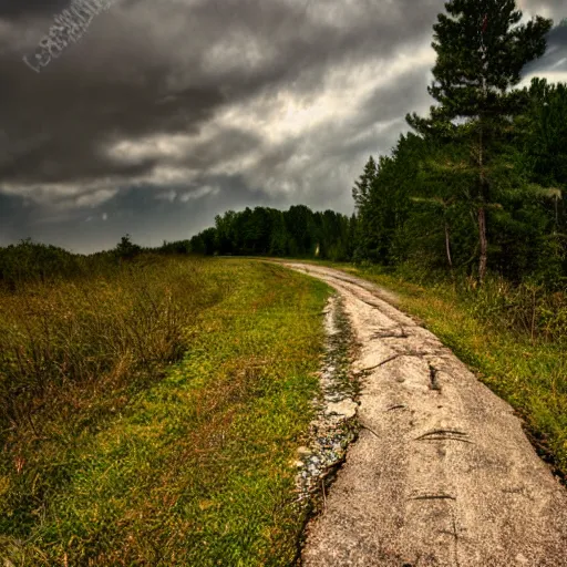 Image similar to topdown texture of an old abandoned road