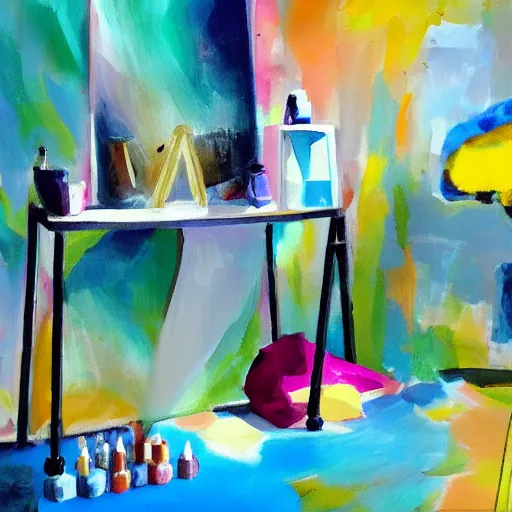 Image similar to painted studio background