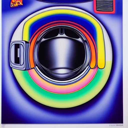Image similar to washing machine by shusei nagaoka, kaws, david rudnick, airbrush on canvas, pastell colours, cell shaded, 8 k