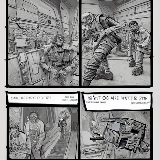 Prompt: highly detailed newspaper comics art style art of scenes from star wars fanart, detailed and intricate environment