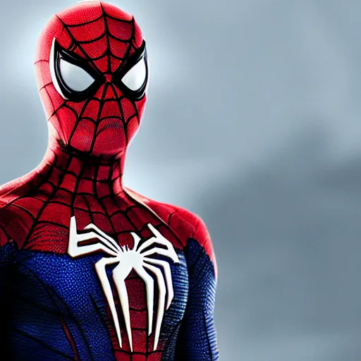 Image similar to SpiderMan in 300 movie, incredibly detailed, photorealistic, cinematic lighting, trending on artstation, 4k, hyperrealistic