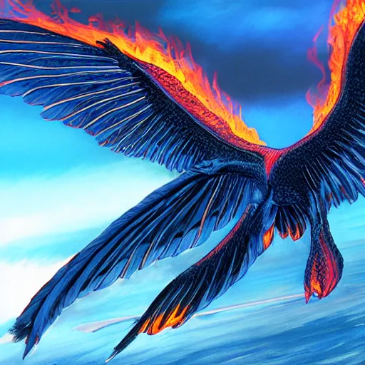 Prompt: wings of fire