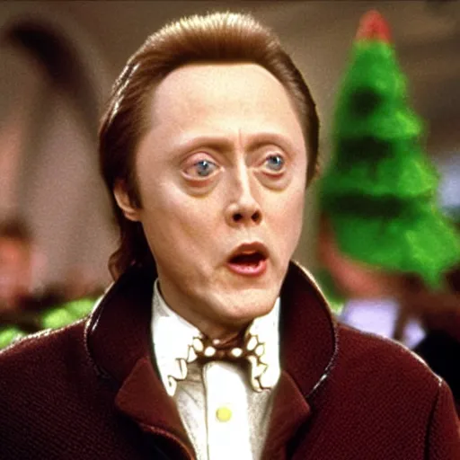 Image similar to christopher walken as buddy the elf