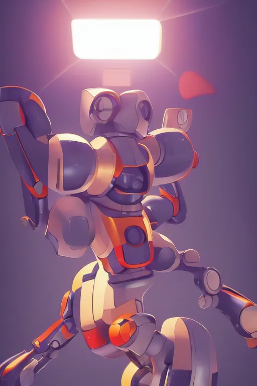 Image similar to metabots medabots medarotto medarot robot minimalist comics, behance hd by jesper ejsing, by rhads, makoto shinkai and lois van baarle, ilya kuvshinov, rossdraws global illumination ray tracing hdr radiating a glowing aura