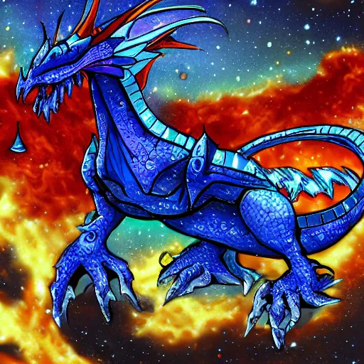 Image similar to crazy space dragon