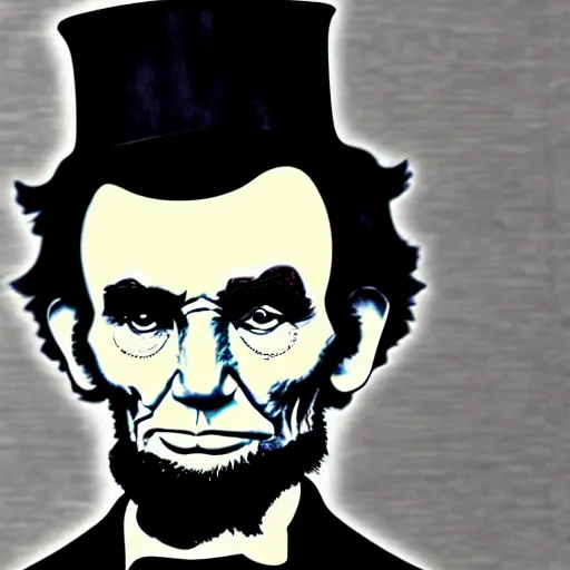 Image similar to president abe lincoln. bloodborne