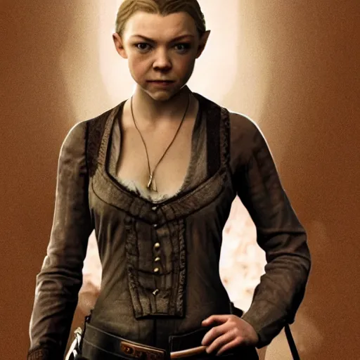 Image similar to Natalie Dormer as a character in rdr2