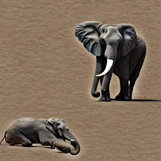 Image similar to mix between elephant and snake