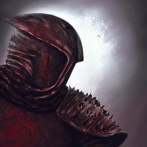 Image similar to slave knight gael, digital art, 8 k, high detail, digital painting