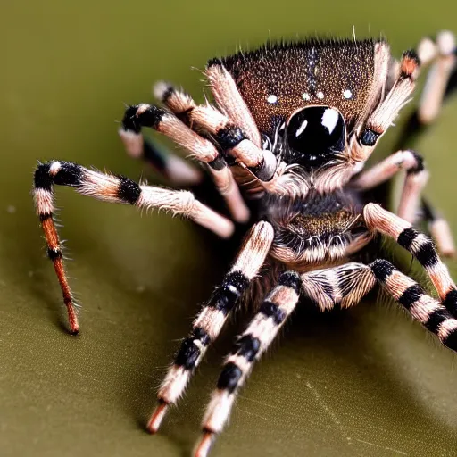 Prompt: a spider with mouse hands