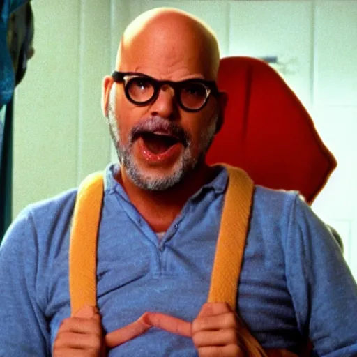 Image similar to david cross, movie still, from the new nightmare on elm street movie, 8 k, realistic