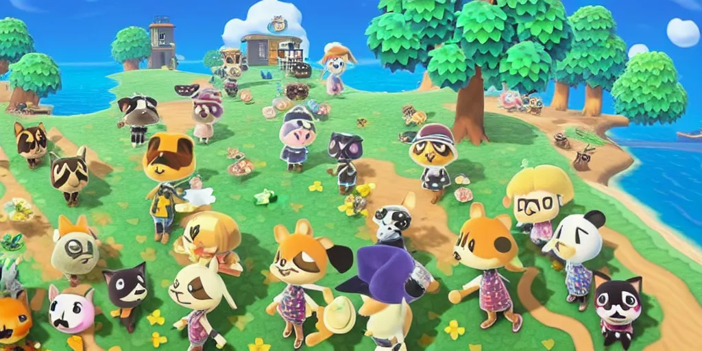 Image similar to M.C. Escher Animal Crossing: New Horizons