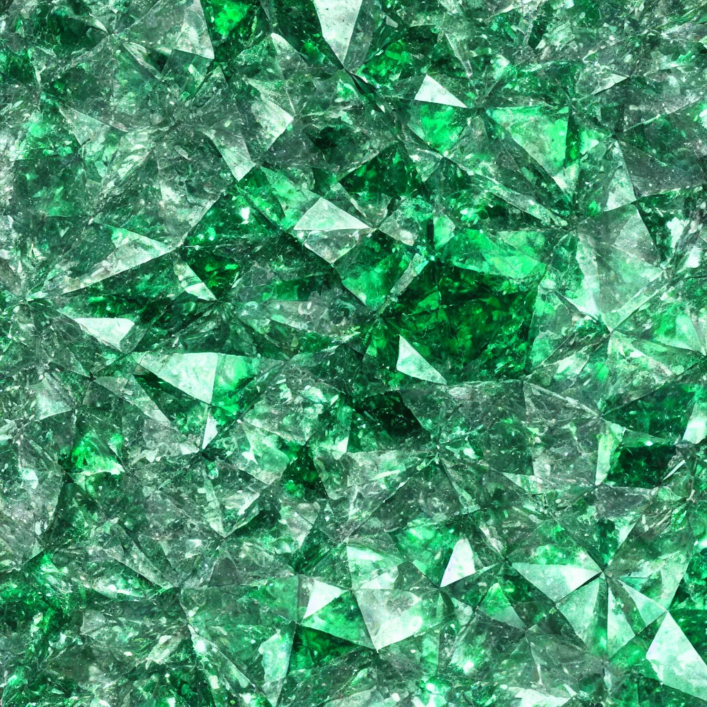 Image similar to huge green diamond gem texture material, high definition, high detail, 8k, photorealistic