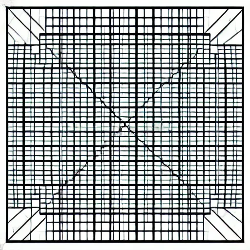 Prompt: square grid graphic