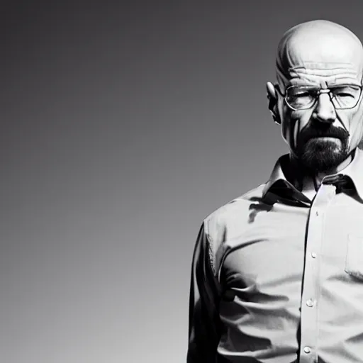 Image similar to walter white doing a ted talk, wide shot, high resolution, editorial