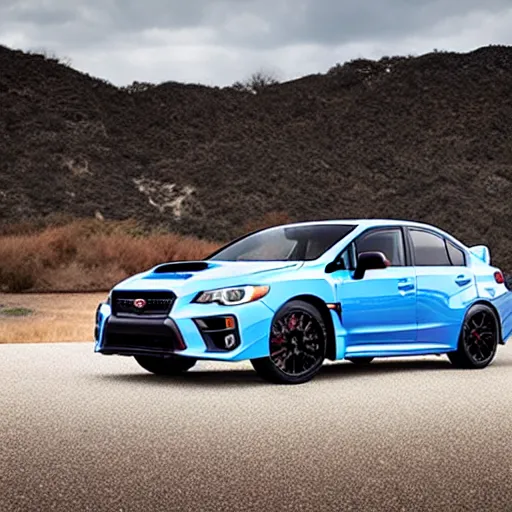 Prompt: the 2 0 1 9 wrx re - imaggined as an tank