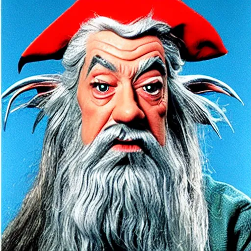 Prompt: gandalf as a dr seuss character