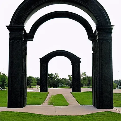 Image similar to an arch of obsidian, craigslist photo