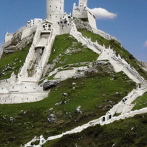 Prompt: Minas Tirith