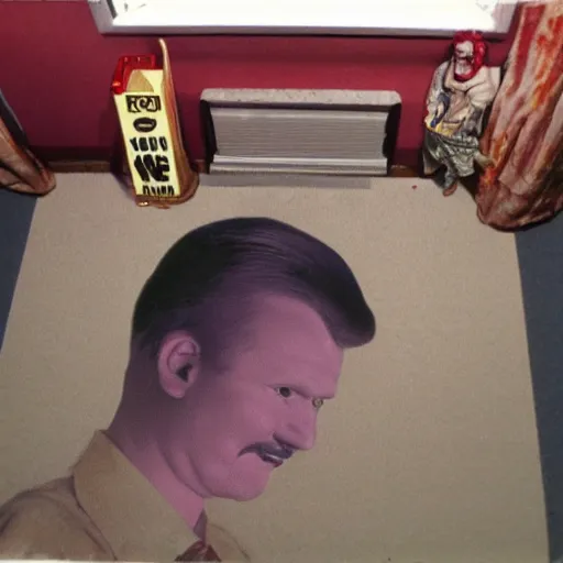 Image similar to john wayne gacy crime scene pictures photography true crime grave hyperrealism photo - realistic
