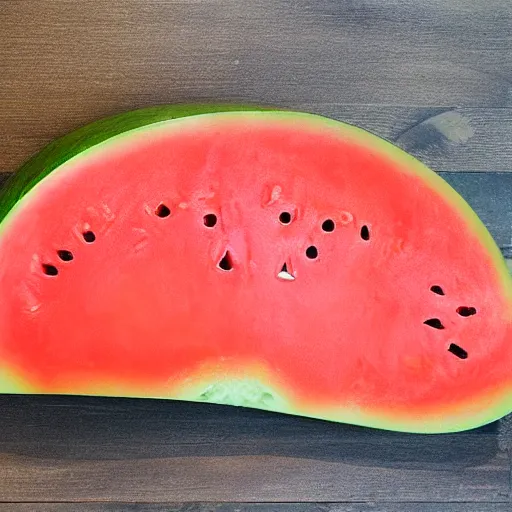 Image similar to a laptop shaped like a melon