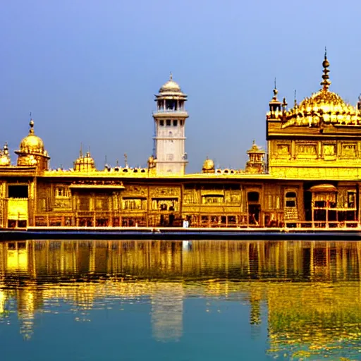 Image similar to a golden temple, ancient, architecture