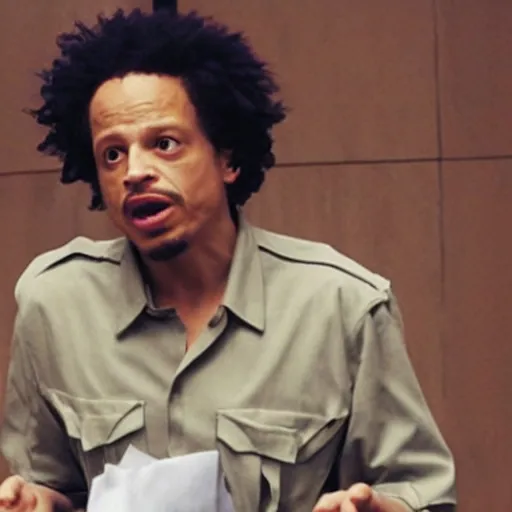 Prompt: a still of eric andre in apocalypse now