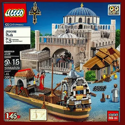 Image similar to 1 4 5 3 fall of constantinople lego set