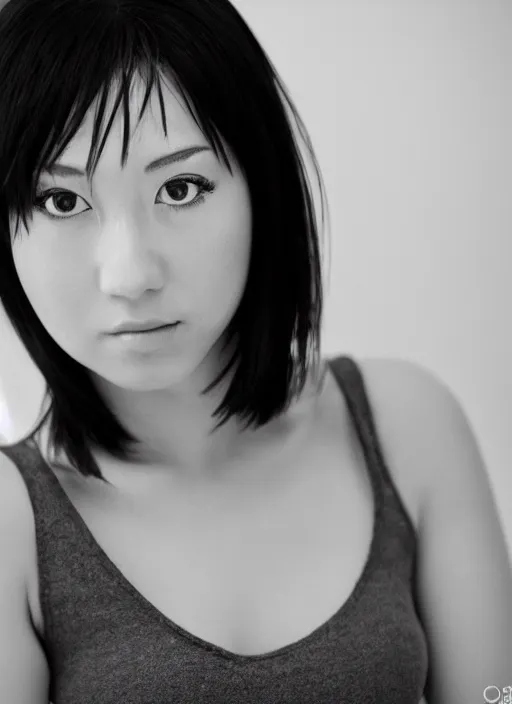 Image similar to A full portrait photo of fubuki, f/22, 35mm, 2700K, lighting, perfect faces, award winning photography.